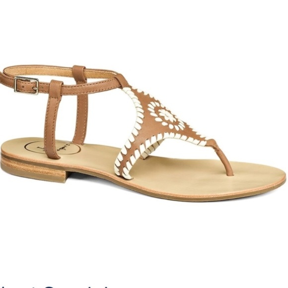 Jack Rogers Shoes - Jack Rogers Maci Ankle Strap Flat Sandals 9 M NWOB